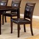 Furniture of America® Woodside 2-Piece Dark Cherry/Espresso Side Chair Set-1