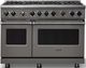 Viking® 7 Series 48" Damascus Gray Pro Style Natural Gas Range-0