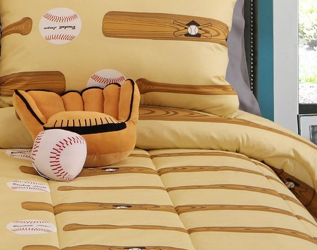 Hallmart Collectibles Home Run 6-Piece Full Comforter Set-4