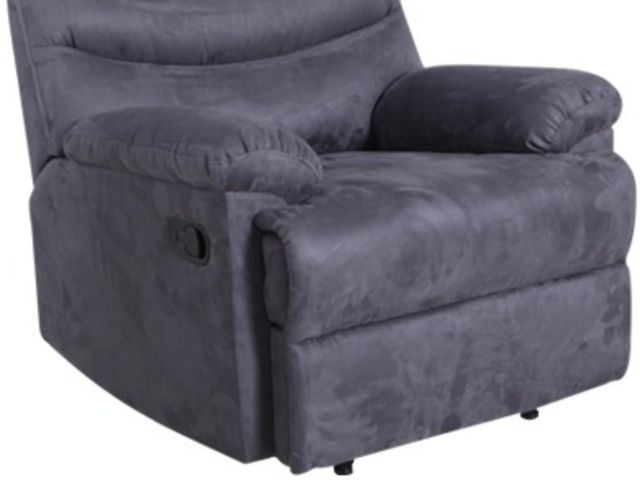 American Wholesale Furniture Lucas Gray Manual Glider Recliner-1