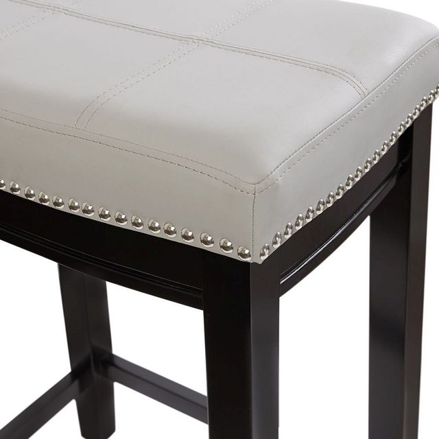 Linon Claridge Black/Gray Counter Stool-4