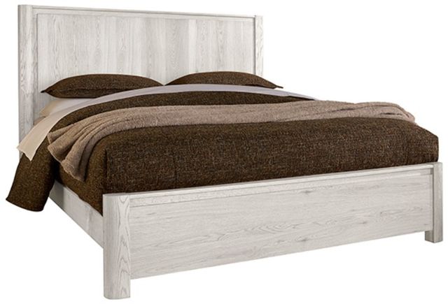 Vaughan-Bassett Lodge & Loft Soft White King Radius Poster Bed-0