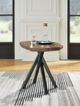 Signature Design by Ashley® Haileeton Brown End Table with Black Metal Base-4