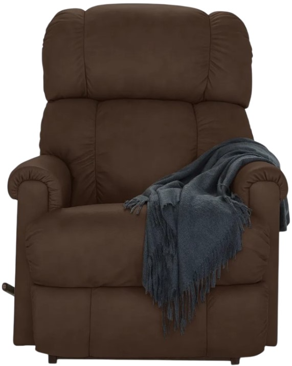 La-Z-Boy® Pinnacle Umber Leather Manual Swivel Gliding Recliner
