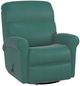 Flexsteel® Davis Malachite Manual Swivel Gliding Recliner-0