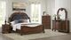 Elements International Cadenza Brown 3pc Upholstered Queen Bedroom Set-0