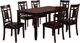 Crown Mark Paige 7-Piece Brown Dining Table Set-0