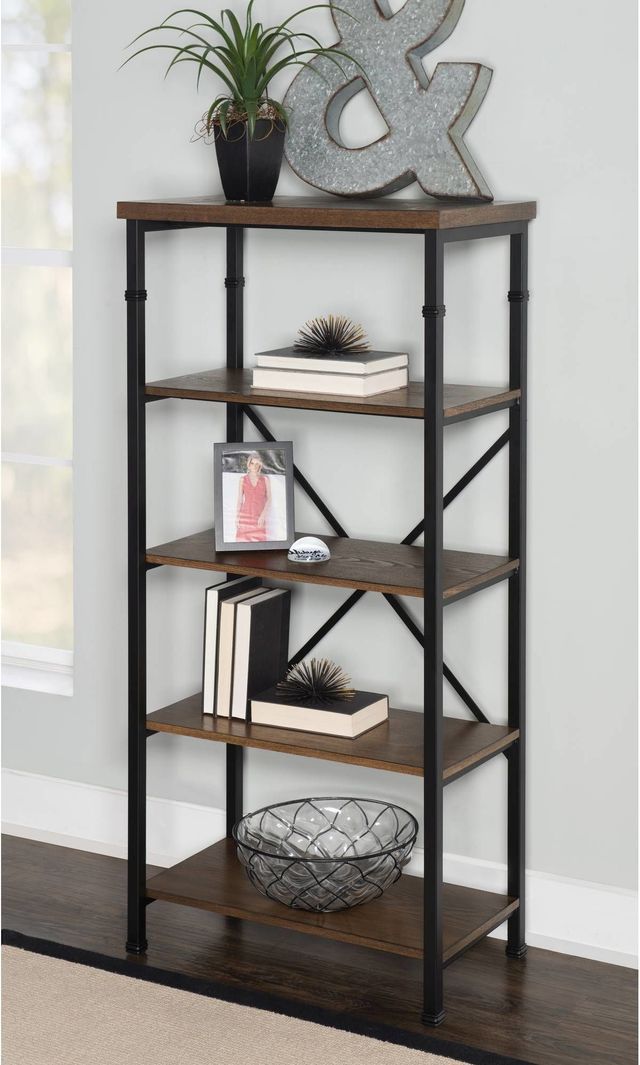 Linon Austin Austin Brown Bookcase-2
