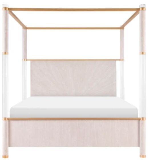 Legacy Classic Miramar Oyster Queen Canopy Bed-2