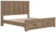 Signature Design by Ashley® Garistyn Light Brown King Panel Storage Bed-3