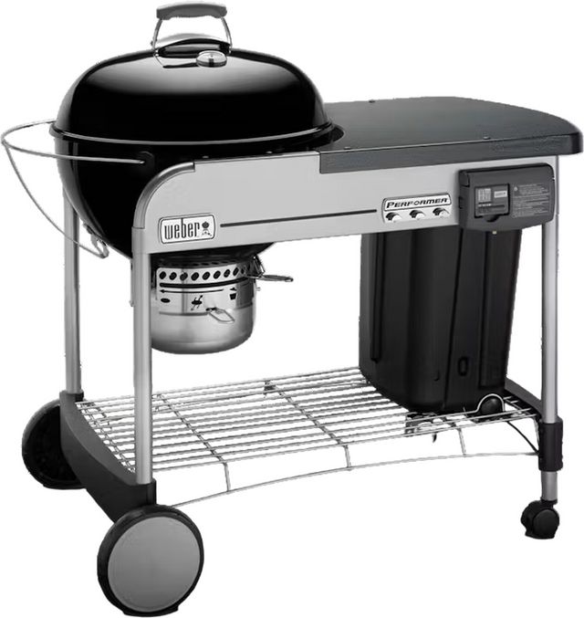 Weber® Grills® Performer® Deluxe 22" Black Freestanding  Charcoal Grill-2