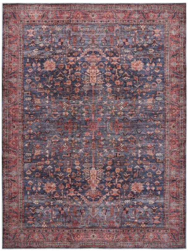 Nourison Home™ Grand Washables Navy Brick 5'x7' Area Rug-0