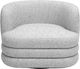 TOV Furniture Astor Light Gray Swivel Hotel Lounge Chair-3