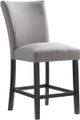 Elements International Beckley Black/Dark Grey Counter Stool-0