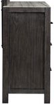 Magnussen Home® Plum Creek Ravenwood Black Dresser with Marble Top-3