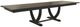Mavin Customizable 38" x 84" Concave Extendable Dining Table with 2 Leaves-0