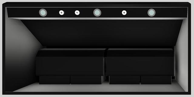 Vent-A-Hood® 48" Black Wall Hood-3