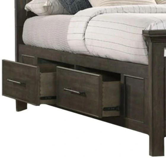Intercon Hawthorne Burnished Clay Queen Storage Panel Bed-2