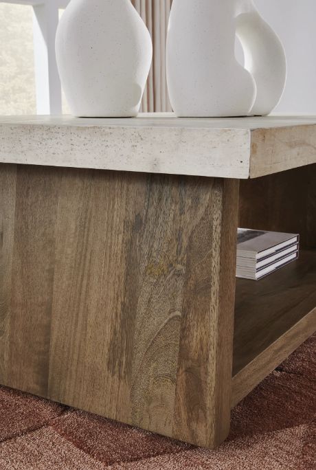 Signature Design by Ashley® Brendalhouse Light Brown Cocktail Table-4