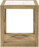 Bassett Mirror Holden Tan Square End Table-1