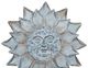 A & B Home Gray Sun Face Wall Decor-1