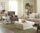 Hammary® Reclamation Place White Sand Square Coffee Table-1