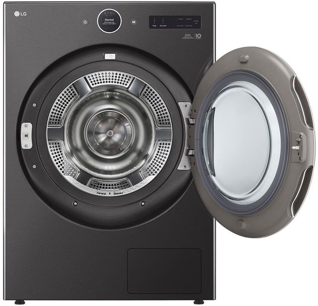 LG 7.8 Cu. Ft. Black Steel Ventless Electric Dryer-1