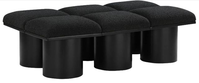 Meridian Furniture Pavilion 6-Piece Black 54" Modular Bench Set-0
