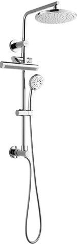 Forno Acqua AcquaFALL Polished Chrome 24" Retrofit Shower System-0