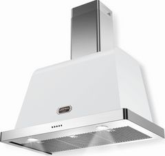 Lofra® Dolcevita 36" White Wall Mounted Range Hood