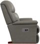 La-Z-Boy® Reed Putty Leather Power Rocking Recliner with Headrest-3