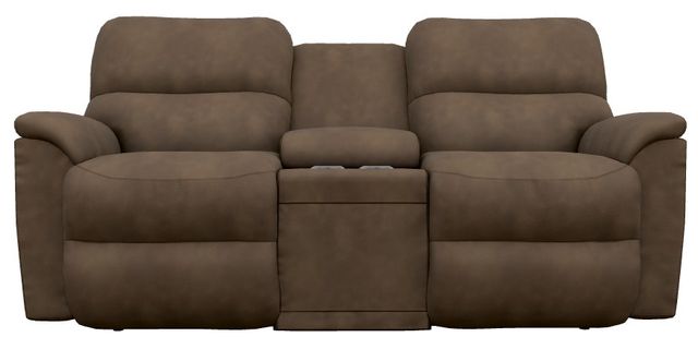 La-Z-Boy® Brooks Ash Power Reclining Loveseat with Console, Headrest, and Lumbar-1