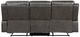 Homelegance® Pagosa Gray Double Manual Reclining Sofa-3