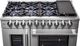 FORNO® Massimo 48" Stainless Steel Pro Style Gas Range-3