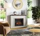 Legends Home Washington Barnwood/Jasmine White Fireplace Mantel-1