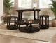 International Furniture Direct Balam Stained Dark Cocktail Table-1