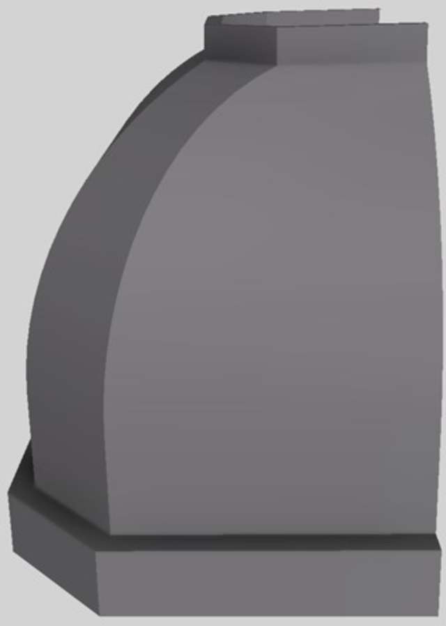 Vent-A-Hood® Designer Series 36" Gunsmoke Wall Mounted Range Hood-1