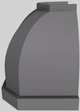 Vent-A-Hood® Designer Series 36" Gunsmoke Wall Mounted Range Hood-1