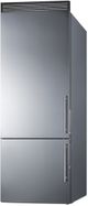 Summit® 28 in. 14.6 Cu. Ft. Stainless Steel Counter Depth Bottom Freezer Refrigerator-2