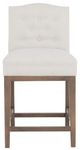 Fairfield® Customizable Entree Dining Camel Short Button Back Counter Stool-1