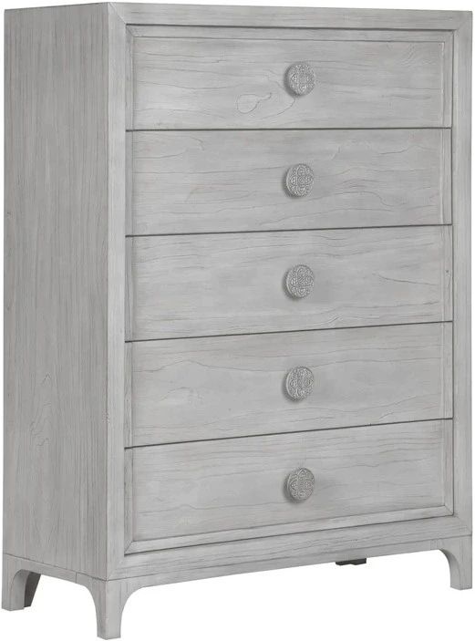 Modus Furniture Boho Chic Washed White Chest-0