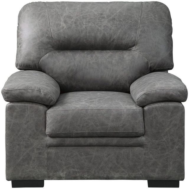 Mazin Furniture Michigan Dark Gray Upholstered Accent Chair-1