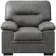 Mazin Furniture Michigan Dark Gray Upholstered Accent Chair-1