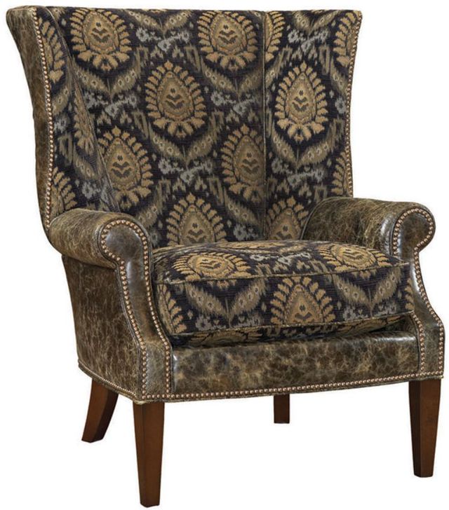 Lexington Home Customizable Marissa Leather Wing Chair-1