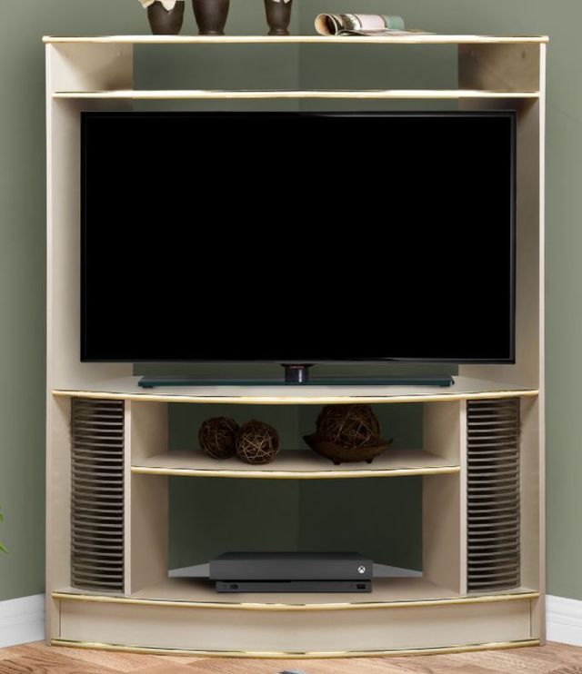 Monarch Specialties Inc. Beige TV Stand-0