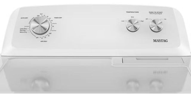 Maytag® 7.0 Cu. Ft. White Gas Wrinkle Prevent Dryer-2