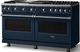 Viking® 5 Series 60" Slate Blue Pro Style Gas (NG) Range with Brushed Brass Trim-2