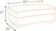 Millennium® By Ashley® Fielding Chocolate Ottoman-1