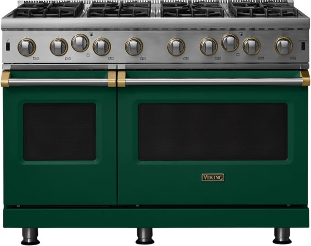 Viking® 5 Series 48" Ivy Liquid Propane Pro Style Gas Range-0