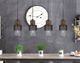 Cal® Lighting & Accessories Mckee Black/Wood Pendant-2